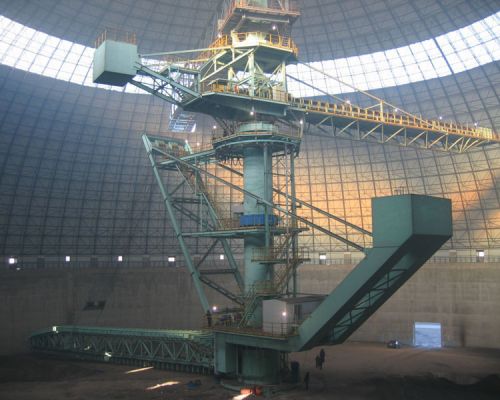 Κυκλικό Top-Stacking Side-Reclaiming Stacker and Reclaimer Κυκλικό Top-Stacking Side-Reclaiming Stacker and Reclaimer