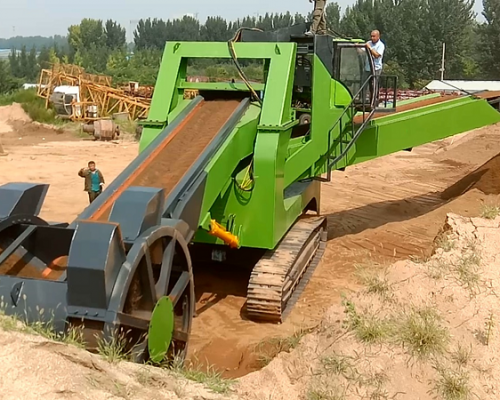 Κινητός τροχός διπλού κάδου JXLQ-500 Crawler